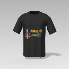 Aunty Ji Namaste – Retro Bollywood T-Shirt