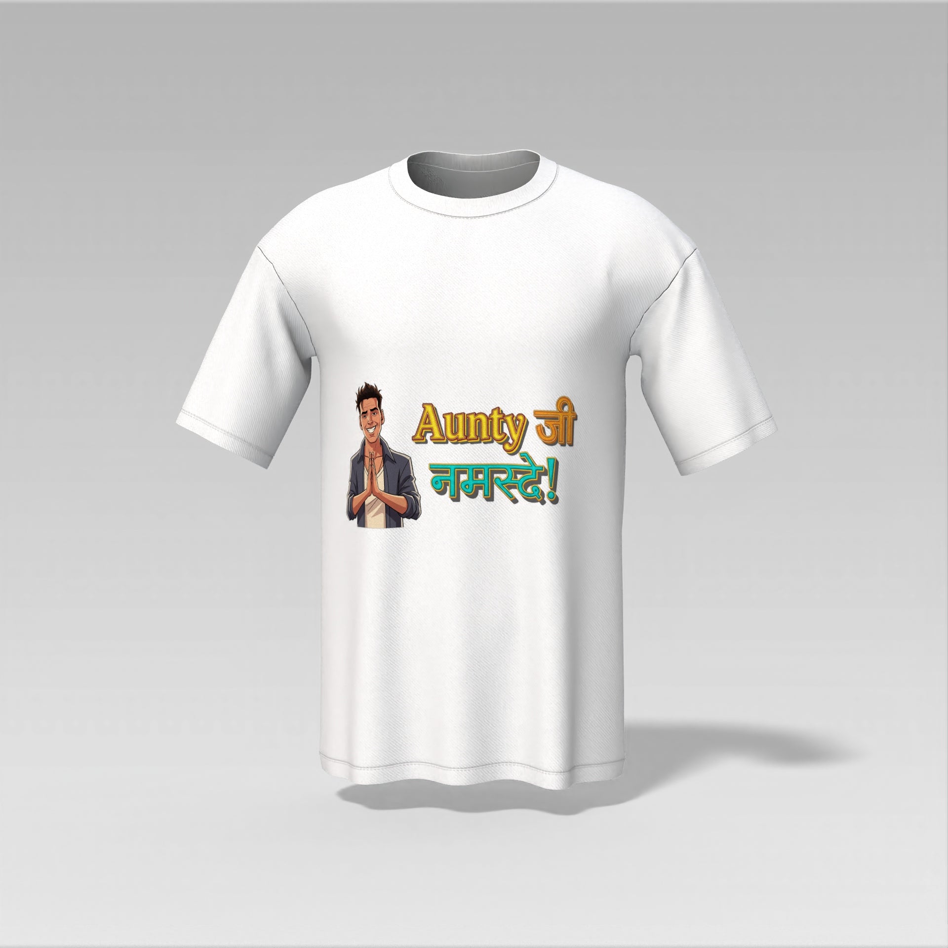 Aunty Ji Namaste – Retro Bollywood T-Shirt