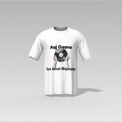 Aaj Gaane Tera Bhai Bajayega – Graphic Black T-Shirt