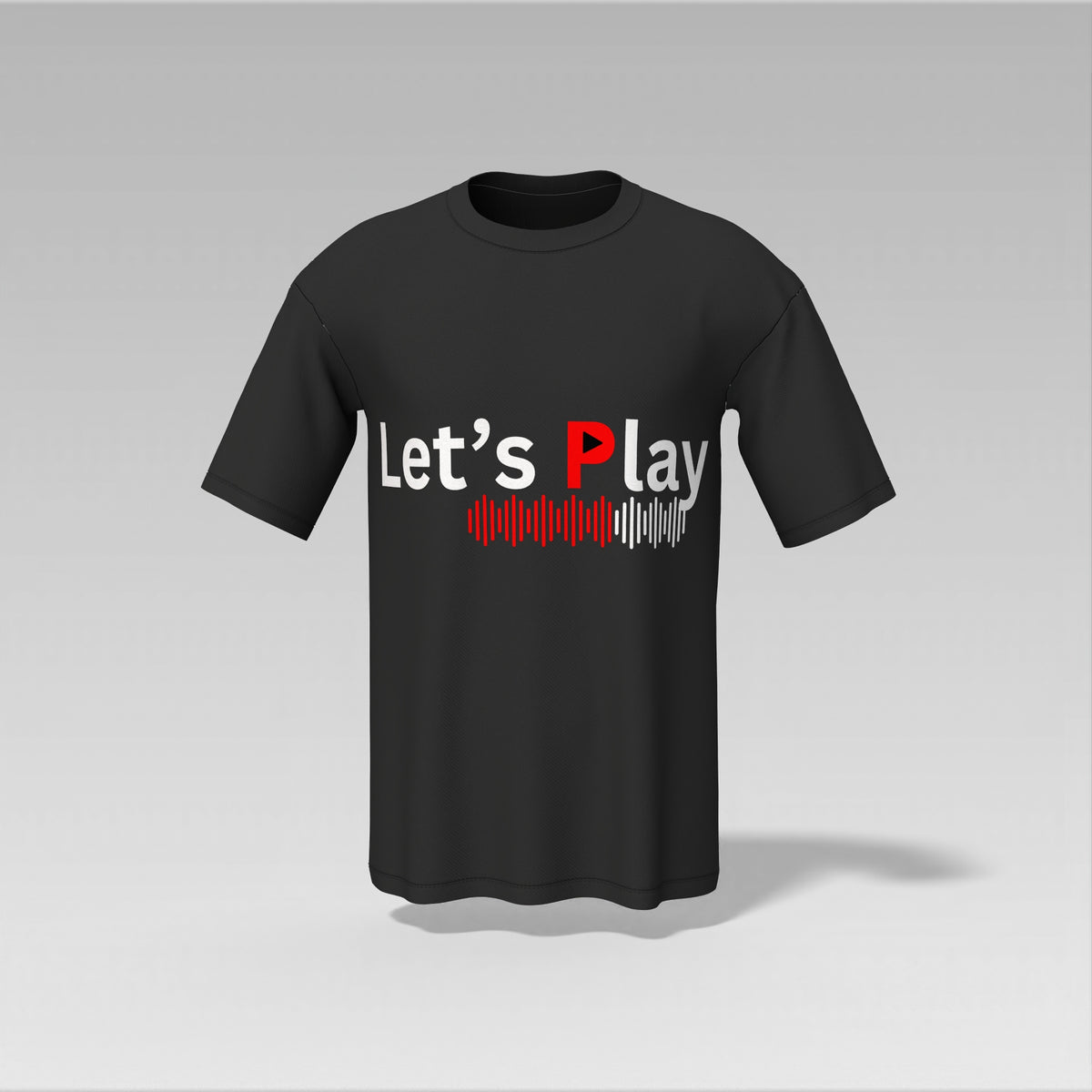 "Let’s Play" Graphic T-Shirt – Fun Unisex Cotton Tee