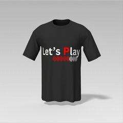 "Let’s Play" Graphic T-Shirt – Fun Unisex Cotton Tee