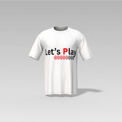 "Let’s Play" Graphic T-Shirt – Fun Unisex Cotton Tee
