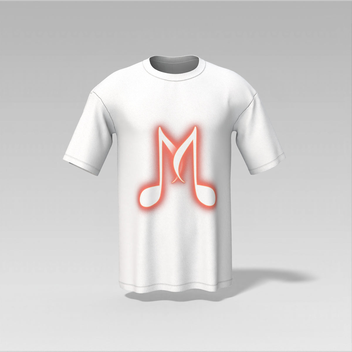 M Logo Music Note Graphic T-Shirt – Unisex Cotton Tee