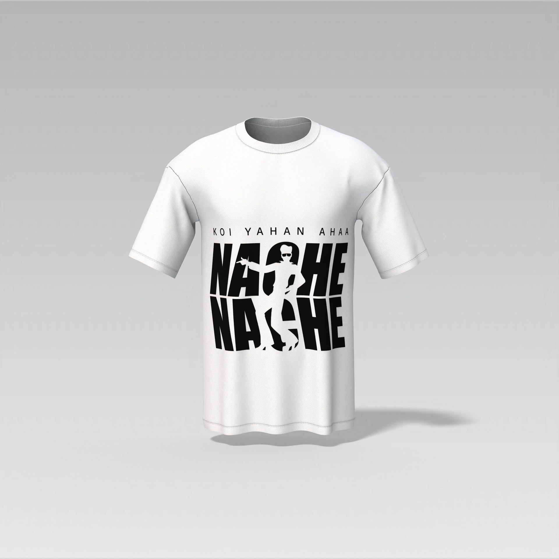 Koi Yahan Nache Nache T-Shirt – Disco Fever Edition | Old Masala Tee