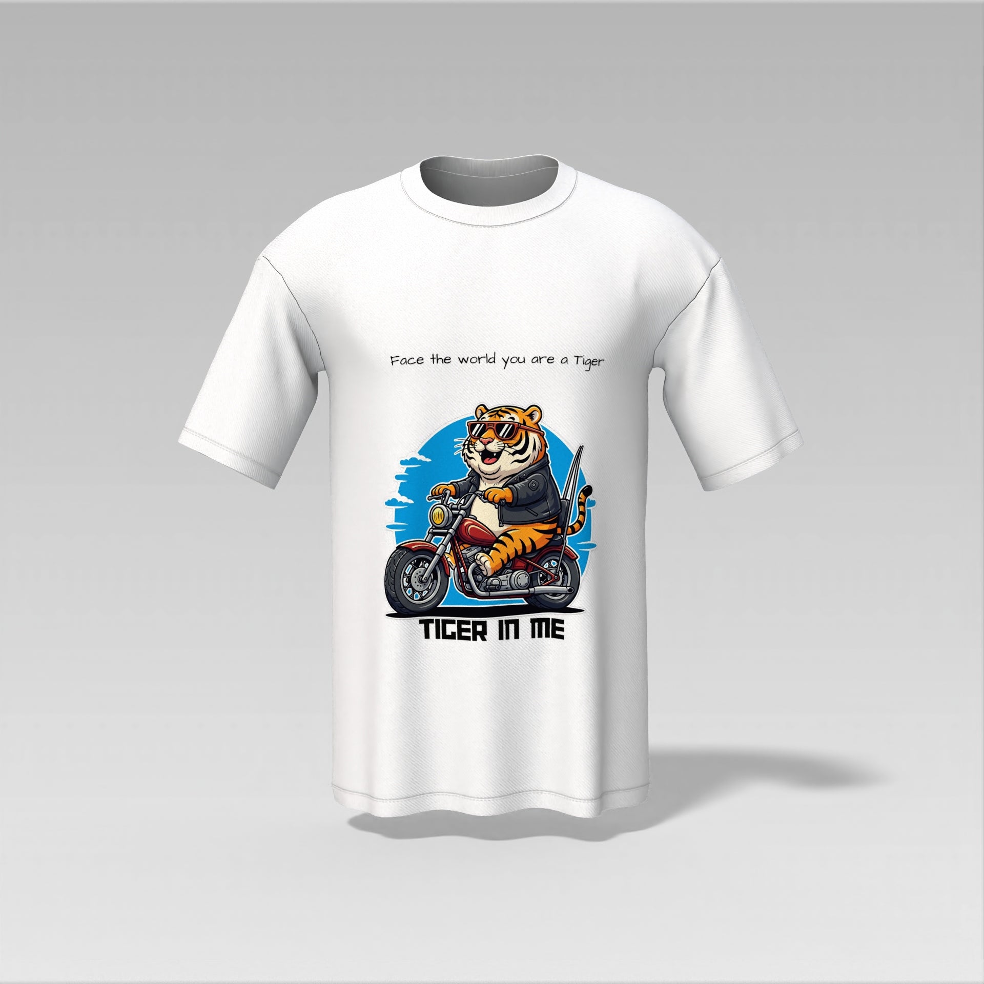 Tiger In Me – Biker Tiger T-Shirt