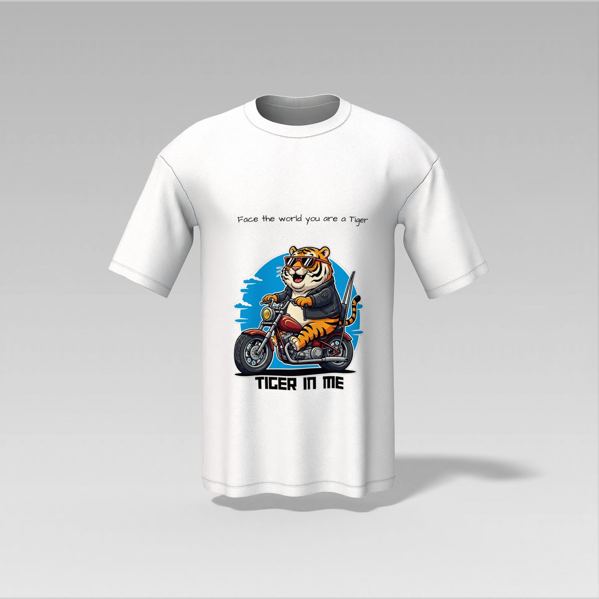 Tiger In Me – Biker Tiger T-Shirt