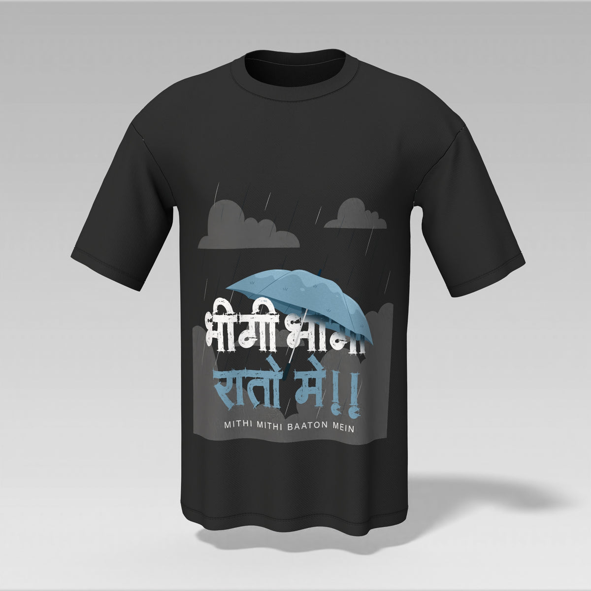 Bheegi Bheegi Raaton Mein T-Shirt – Monsoon Romance Edition | Old Masala Tee