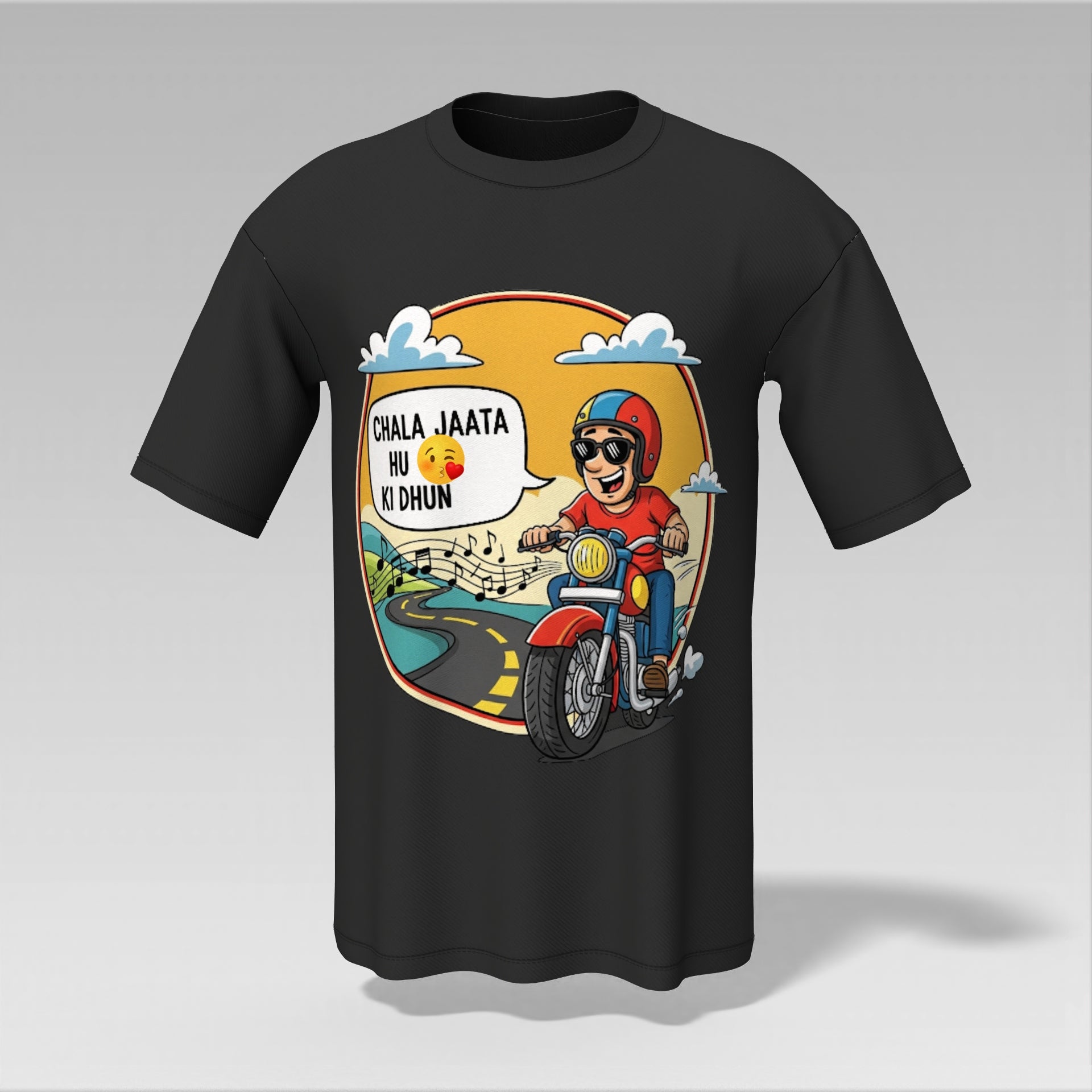 "Chala Jaata Hoon Kisi Ki Dhun Mein" T-Shirt – Old Masala Tee