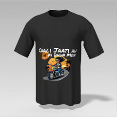 "Chali Jaati Hu Kisi Ki Dhun Mein" Rider T-Shirt – Old Masala Tee