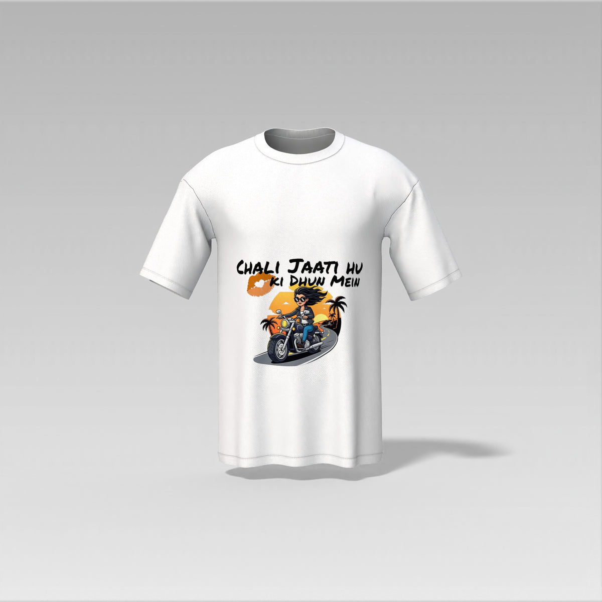 "Chali Jaati Hu Kisi Ki Dhun Mein" Rider T-Shirt – Old Masala Tee