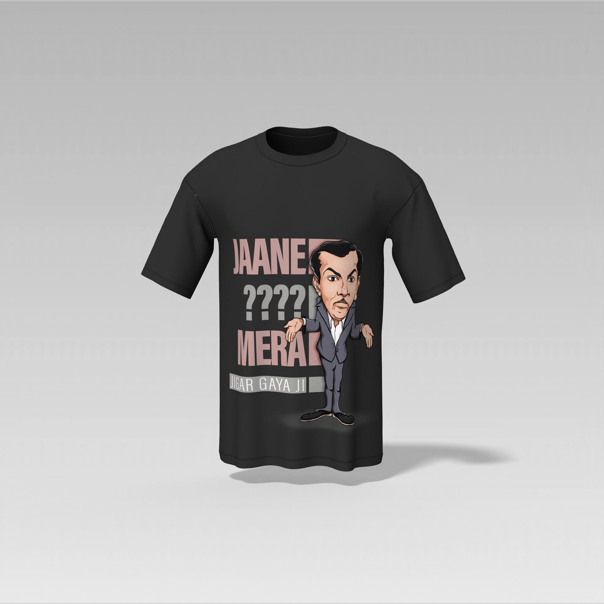 Jane Kahan Mera Jigar Gaya Ji T-Shirt – Bollywood Meme Legend | Old Masala Tee