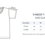 Half_Sleeve_V-Neck_Tshirt_printrove_size_guide